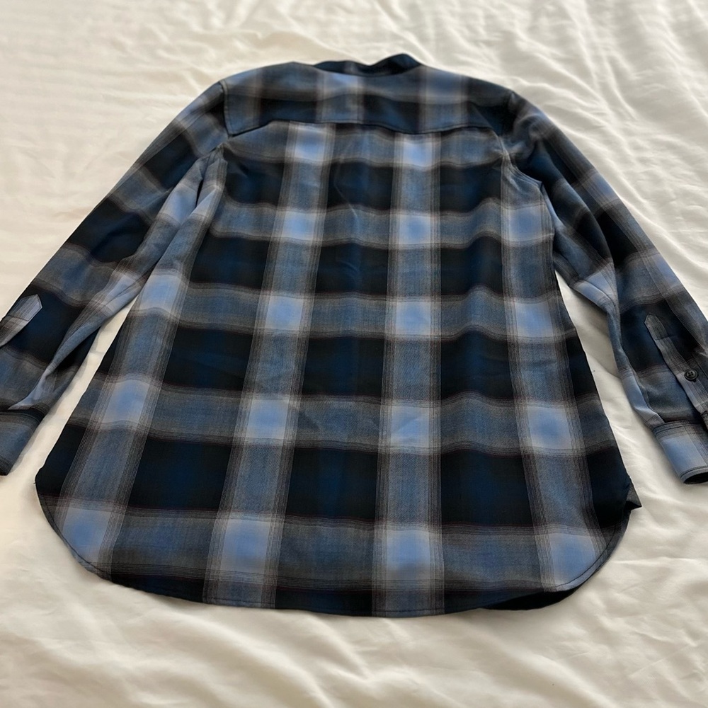 Pendleton Blue Plaid Top - image 4